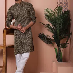 Jompers Paisley Printed Regular Kurta with Pyjamas-image-21