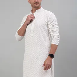 Jompers Seqined Embroidered Kurta with Pyjamas-58