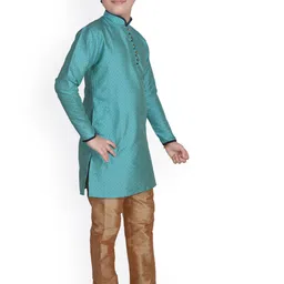 Pro-Ethic STYLE DEVELOPER Geometric Printed Kurta With Pyjamas image 4