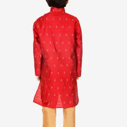 Pro-Ethic STYLE DEVELOPER Boys Geometric Printed Kurta With Pyjamas image 3