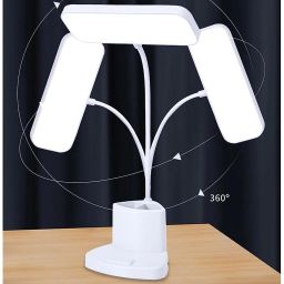 ever mall Rechargeable LED Desk Lamp with Pen Holder, Study Table Lamp for Students Study Lamp image 4
