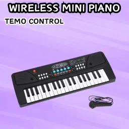 (Piano Keyboard) Toy with 37 Key, Recording and Mic, Adapter for DC Power F303 (Piano Keyboard) Toy with 37 Key, Recording and Mic, Adapter for DC Power F303 Analog Portable Keyboard-0