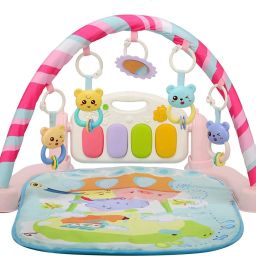 Musical Piano Baby Play Gym Mat Kids Activity Gym Mat with Music and Lights-18