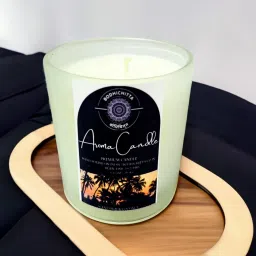 Black Coconut Scented Candle for Relaxation and Ambiance - 20-22 Hours Burn Time Candle-3