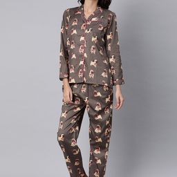 Pyjama Party Women Printed Night suit-image-34