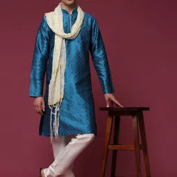 Moda Rapido Men Regular Kurta with Pyjamas & With Dupatta-picture-19