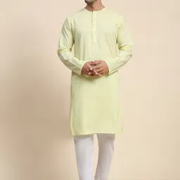Moda Rapido Men Regular Pure Cotton Kurta with Pyjamas-image-74