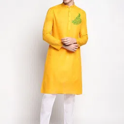 DEVOILER Ethnic Motifs Printed Regular Kurta With Pyjamas-picture-44