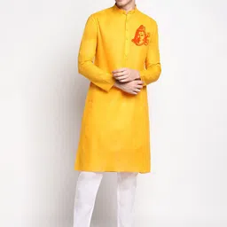 DEVOILER Ethnic Motifs Printed Regular Kurta With Pyjamas-picture-56