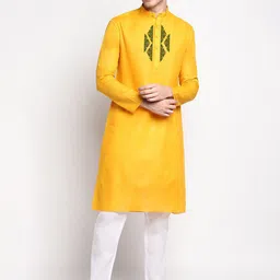 DEVOILER Ethnic Motifs Printed Kurta with Pyjamas-picture-55