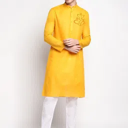 DEVOILER Ethnic Motifs Printed Regular Kurta With Pyjamas-54