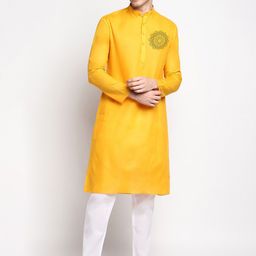 DEVOILER Ethnic Motifs Printed Kurta With Trousers-picture-41