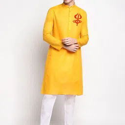 DEVOILER Ethnic Motifs Printed Kurta With Trousers-picture-49