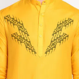 DEVOILER Ethnic Motifs Printed Regular Kurta with Pyjamas image 2