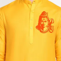 DEVOILER Ethnic Motifs Printed Regular Kurta With Pyjamas image 5