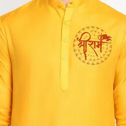 DEVOILER Ethnic Motifs Printed Regular Kurta with Pyjamas image 4