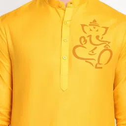 DEVOILER Ethnic Motifs Printed Regular Kurta With Pyjamas image 5