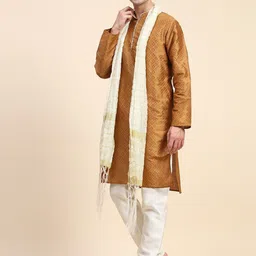 Moda Rapido Men Regular Kurta with Pyjamas & With Dupatta image 4
