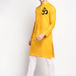 DEVOILER Ethnic Motifs Printed Regular Kurta with Pyjamas image 2