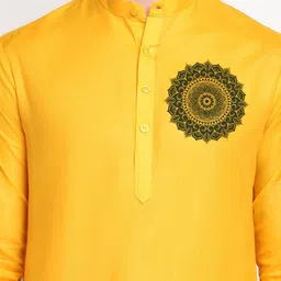 DEVOILER Ethnic Motifs Printed Regular Kurta With Pyjamas image 3