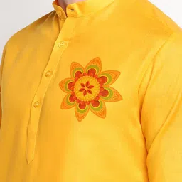 DEVOILER Ethnic Motifs Printed Regular Kurta with Pyjamas image 4