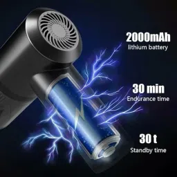(AS-228)3in1 Portable Vaccum Cleaner/Dust 1_Handheld Wireless Car Cleaner_RE-25 Car Vacuum Cleaner with Anti-Bacterial Cleaning, 2 in 1 Mopping and Vacuum-100