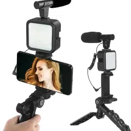 harimart Vlogging Kit Smartphone Video Shooting Equipment Set Tripod Kit-12