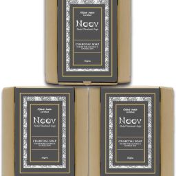 Herbal Handmade Charcoal Soap (75gms) - Set of 3-image-26