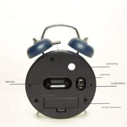adj Analog Matt Blue Clock image 2