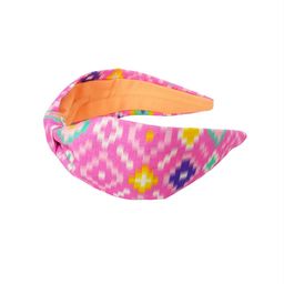 Choko Girls Pink & White Turban Handmade Hairband-image-45