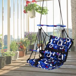 Cotton Swing Chair For Kids Baby's 1-3 Years With Safety Belt-Kids, baby jhula Swings-image-93