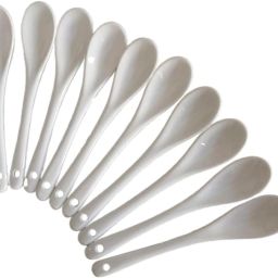 13 cm Small Tea Spoons for Ice-cream Tea spoon Ceramic Dessert Spoon Ceramic Ice-cream Spoon Set-image-60