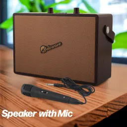 Melowave Wireless Portable Bluetooth Speaker with Mike-30 Hours of Playtime|Shockproof| 20 W Bluetooth Home Audio Speaker image 2
