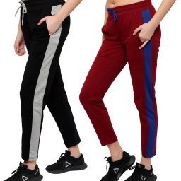 Pack of 2 Women track pants,ladies track pants,women lower,cotton pyjama Women Pyjama-image-62