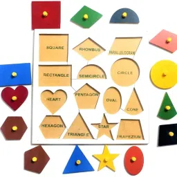 peters pence LEARNING CALENDER CLOCK WITH GEOMETRY 14 shaped puzzled BOARD COMBO image 2