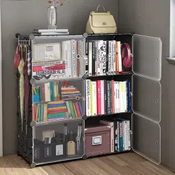 Metal Semi-Open Book Shelf-20