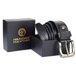 HAMMONDS FLYCATCHER Men Leather Formal Belt-86