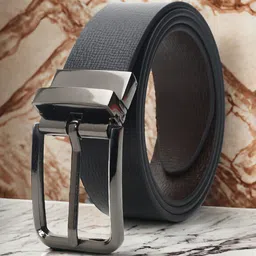 CRUSSET Men Textured Reversible Leather Formal Belt-image-50