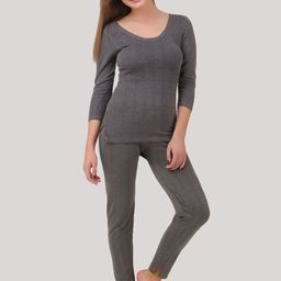 HAP Women Ribbed Light Weight Thermal Sets-image-32