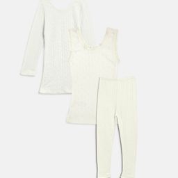 Kanvin Girls Off White Thermal Set-picture-5