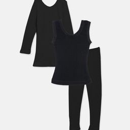 Kanvin Girls Black Thermal Set-image-32