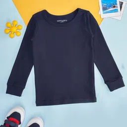 Pantaloons Junior Boys Ribbed Round Neck Thermal Top-picture-5