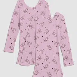 Kanvin Girls Pack of 2 Printed Thermal Tops-image-69