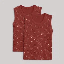 Kanvin Girls Pack of 2 Printed Thermal Tops-image-77