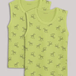 Kanvin Girls Pack of 2 Printed Thermal Tops-image-78
