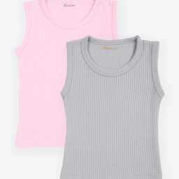 Kanvin Boys Pack Of 2 Striped Thermal Top-image-16