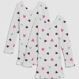 Kanvin Girls Pack of 2 Printed Thermal Tops-image-75