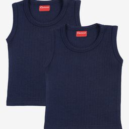Kanvin Boys Pack of 2 Ribbed Thermal Vests-image-20