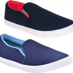 Combo Fit-Man Red & Blue Loafers For Men-image-6