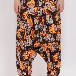 Graphic Print Cotton Men Harem Pants-image-31
